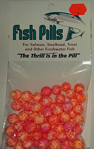 Soft Foam Fish Pills, #2, 9-10mm, Jawbreaker, Floating
