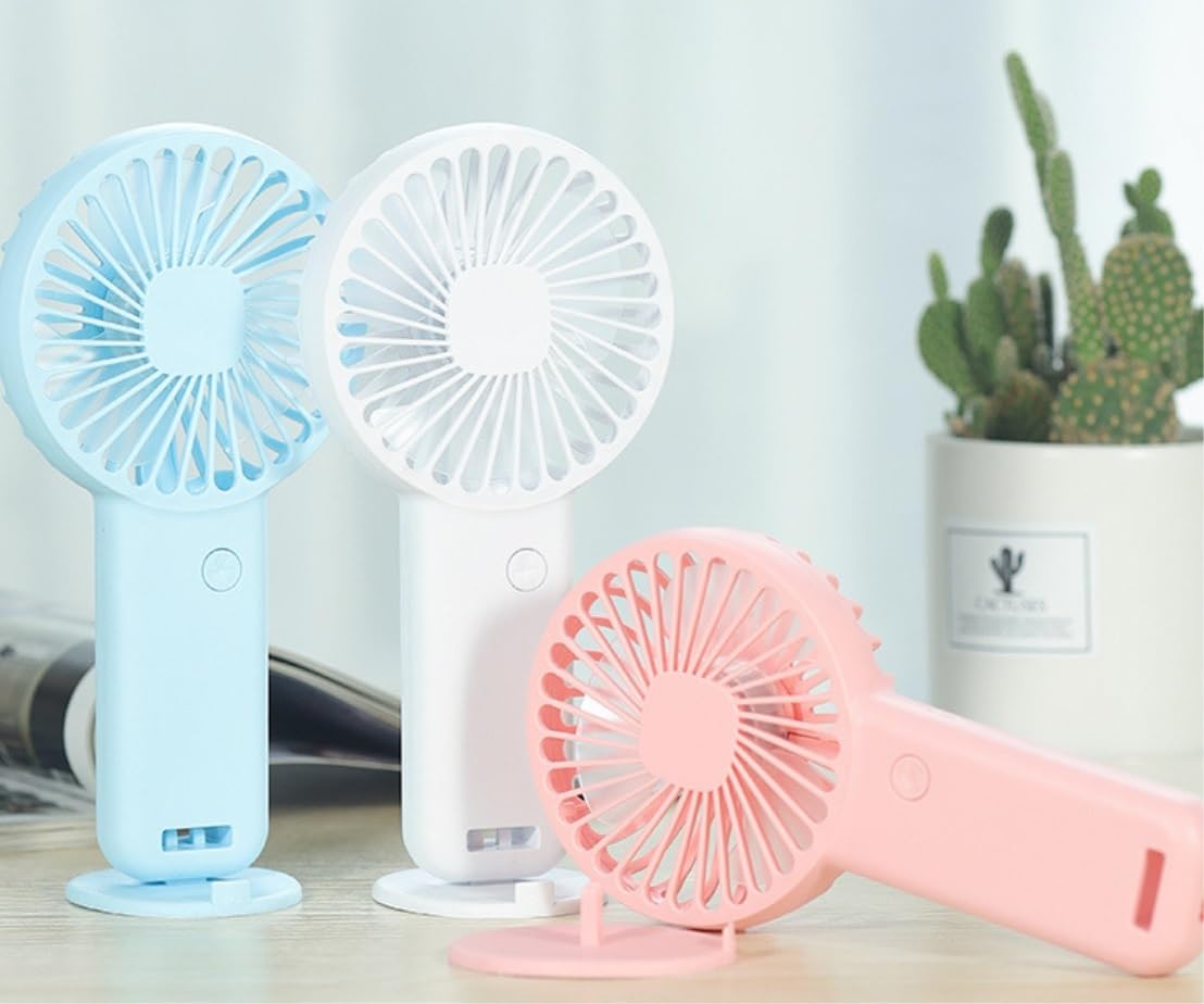 Ventilatore di Raffreddamento, Ventilatore Portatile Da Collo Piccolo Pieghevole Multifunzionale Ventola Di Raffreddamento USB Per Ufficio All'aperto Forte Vento