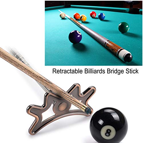 Tête de pont rétractable pour queue de billard pour vos soirées de snooker - 3