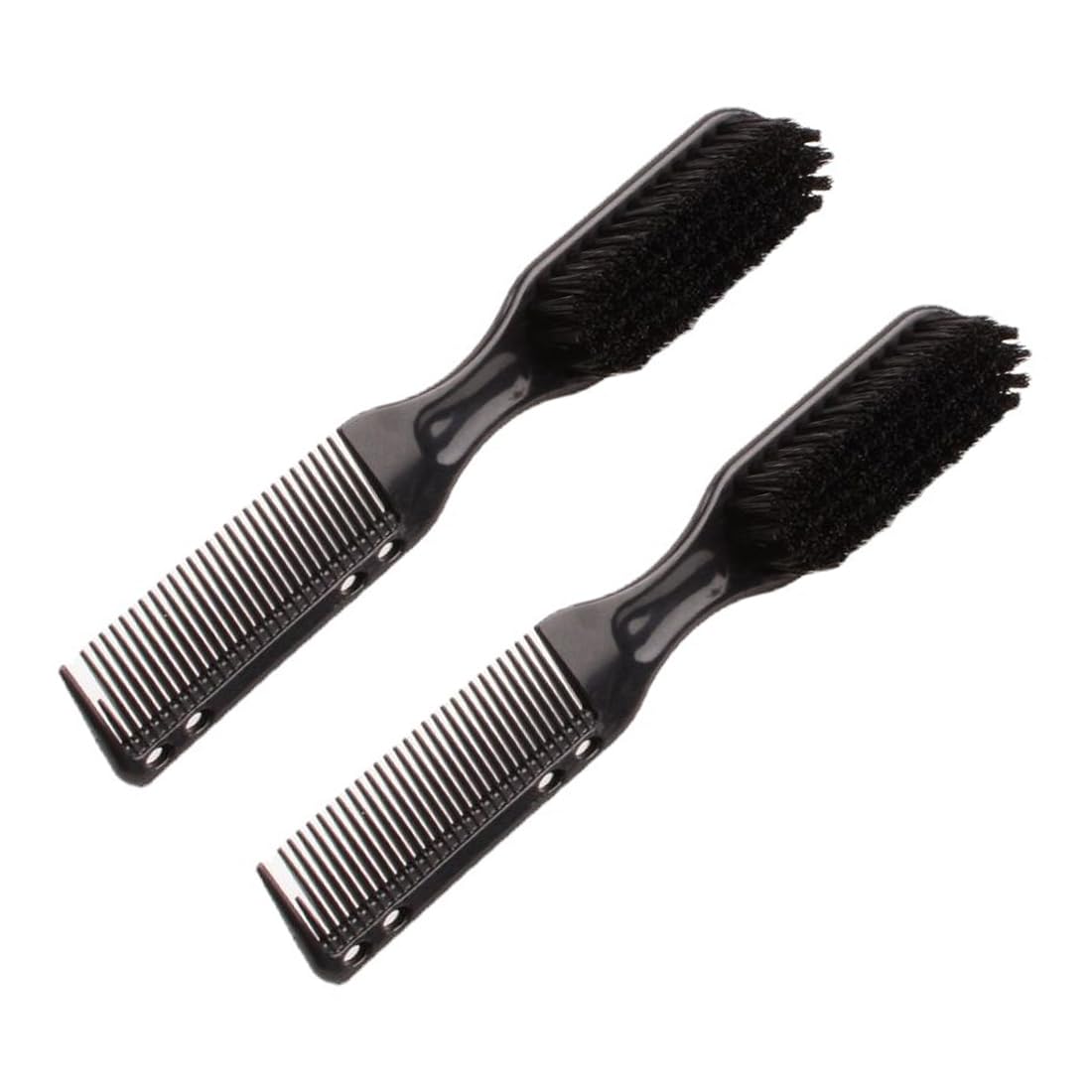 BOPRKTM 2 Piezas Cepillo de Nailon de Peluquero Cepillo de Limpieza de Cuchillas de Peluquero Cepillo de Cortadora de Cabello Herramienta de Cepillo de Uñas para Limpiar Clipper