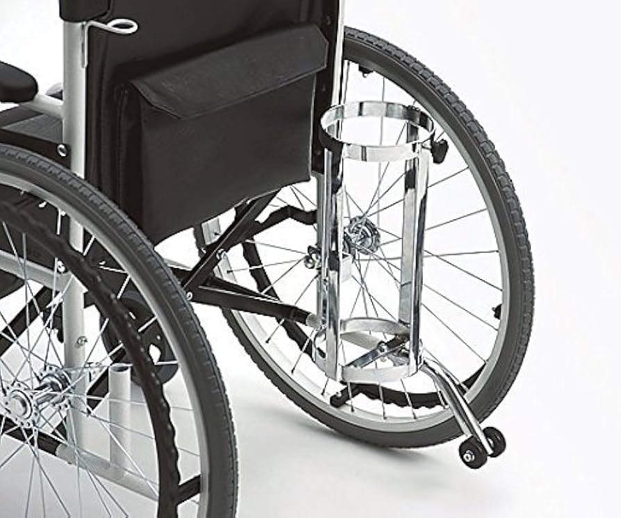 車椅子の上の夢 Amazon | ミキ 車いす 車いす 自走式 用転倒防止バー付ボンベ架