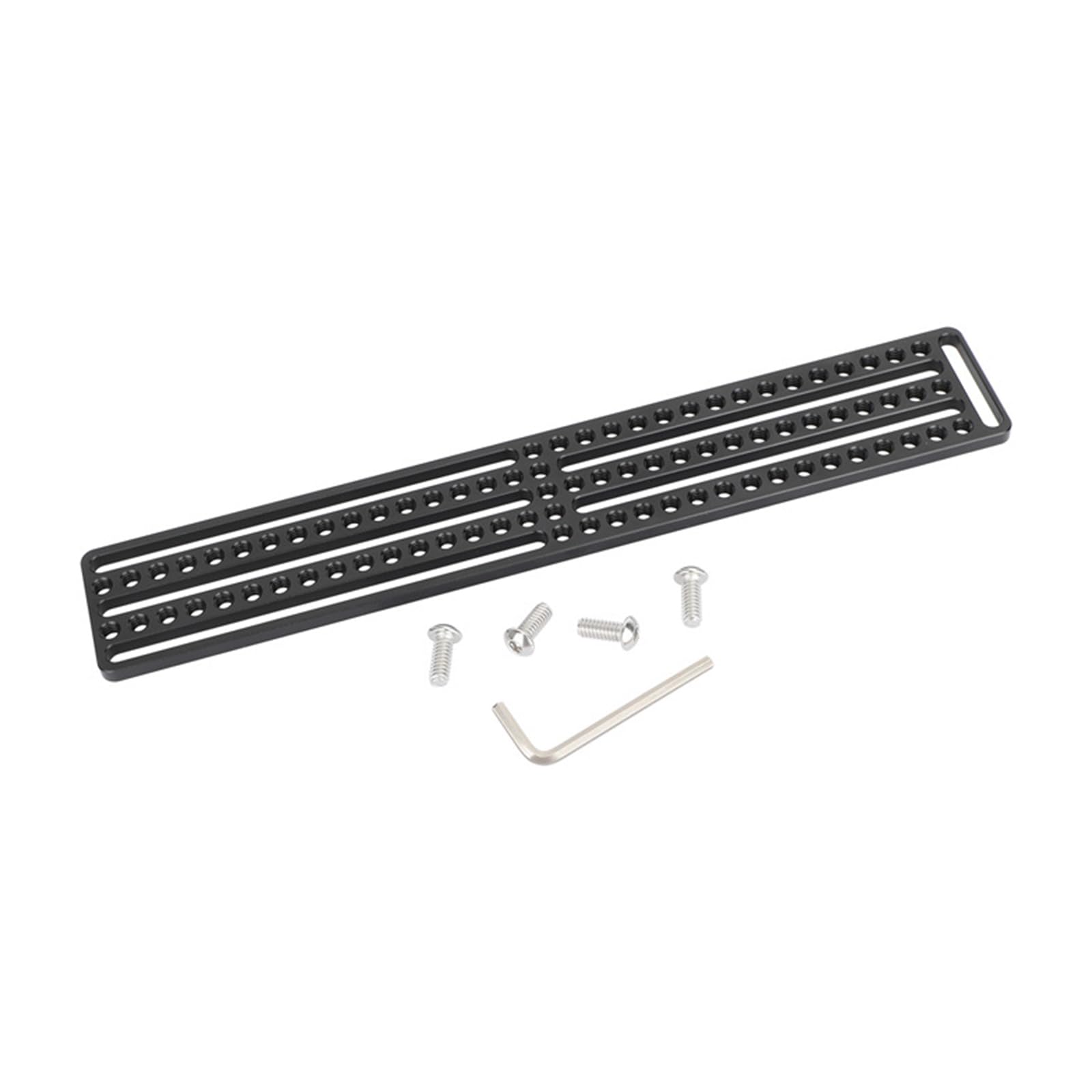 ordinarYone Plato de queso extendido de 30 mm con múltiples agujeros de rosca de 1/4 para montaje flexible de equipos de fotografía en base de metal