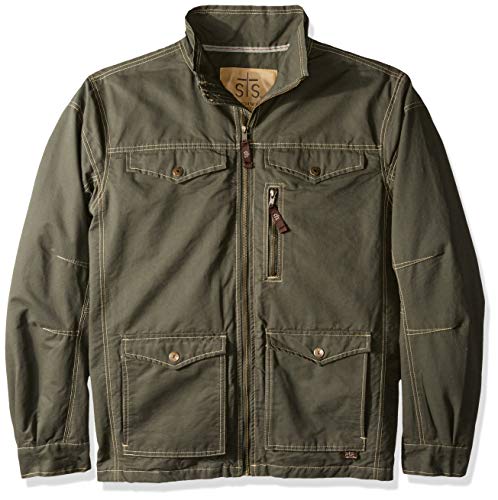 STS Ranchwear Men's Soft Cotton Twill Jacket (Loden, XX-Large)