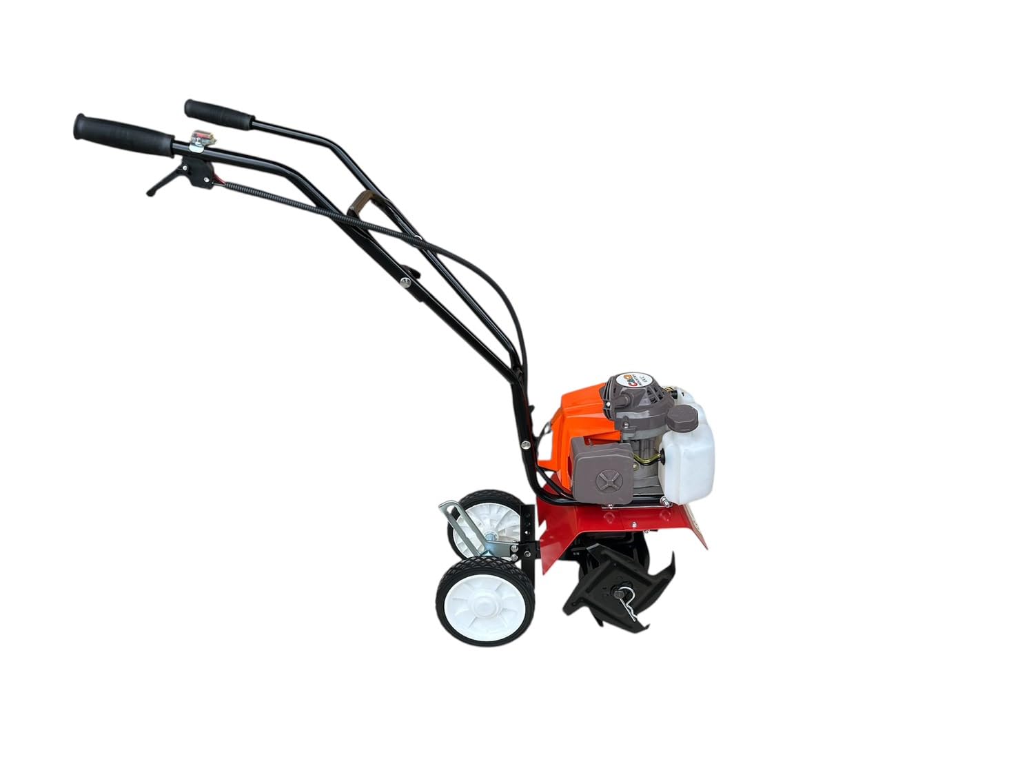 Amazon | ミニ耕運機 63cc 2ストロークエンジン, 折りたたみハンドル