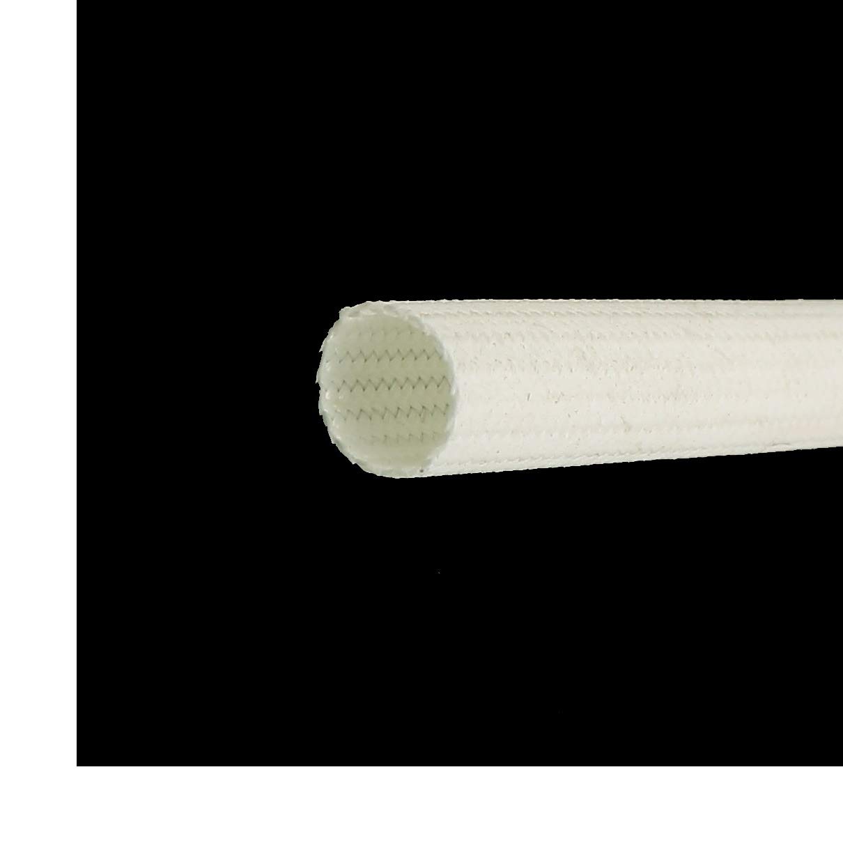 Aexit 10Pcs 150mm Wiring & Connecting x 6mm Wire Fiberglass Insulation Sleeves Tube Heat-Shrink Tubing Cable Wrap