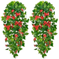 Vines With Flowers - Red