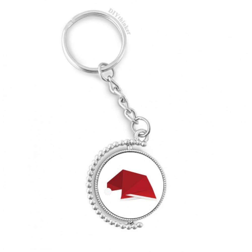 Llave giratoria Pilgrim para evitar enredos de llaves con diseño de Navidad Red Hat 4