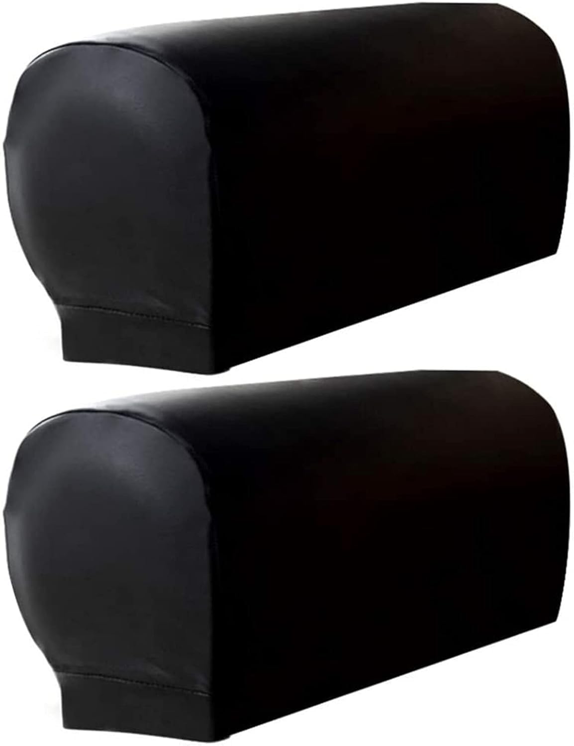 ADUODAO Armrest Chair Covers Sofa Slipcover Armrest Pads,Black2,2pcs