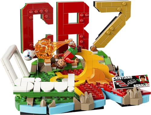 Image of LEGO Editions Cristiano Ronaldo - Soccer Highlights - Soccer Decor Building Set for Kids - 43012
