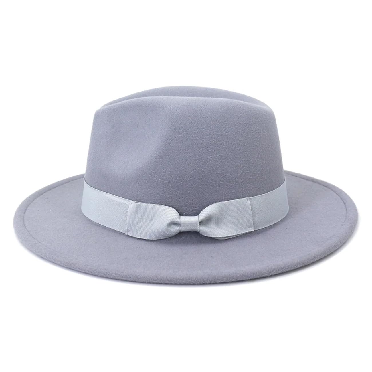 Cappello Fedora da donna, elegante, per feste in chiesa, da viaggio, a tesa larga, cappelli da matrimonio