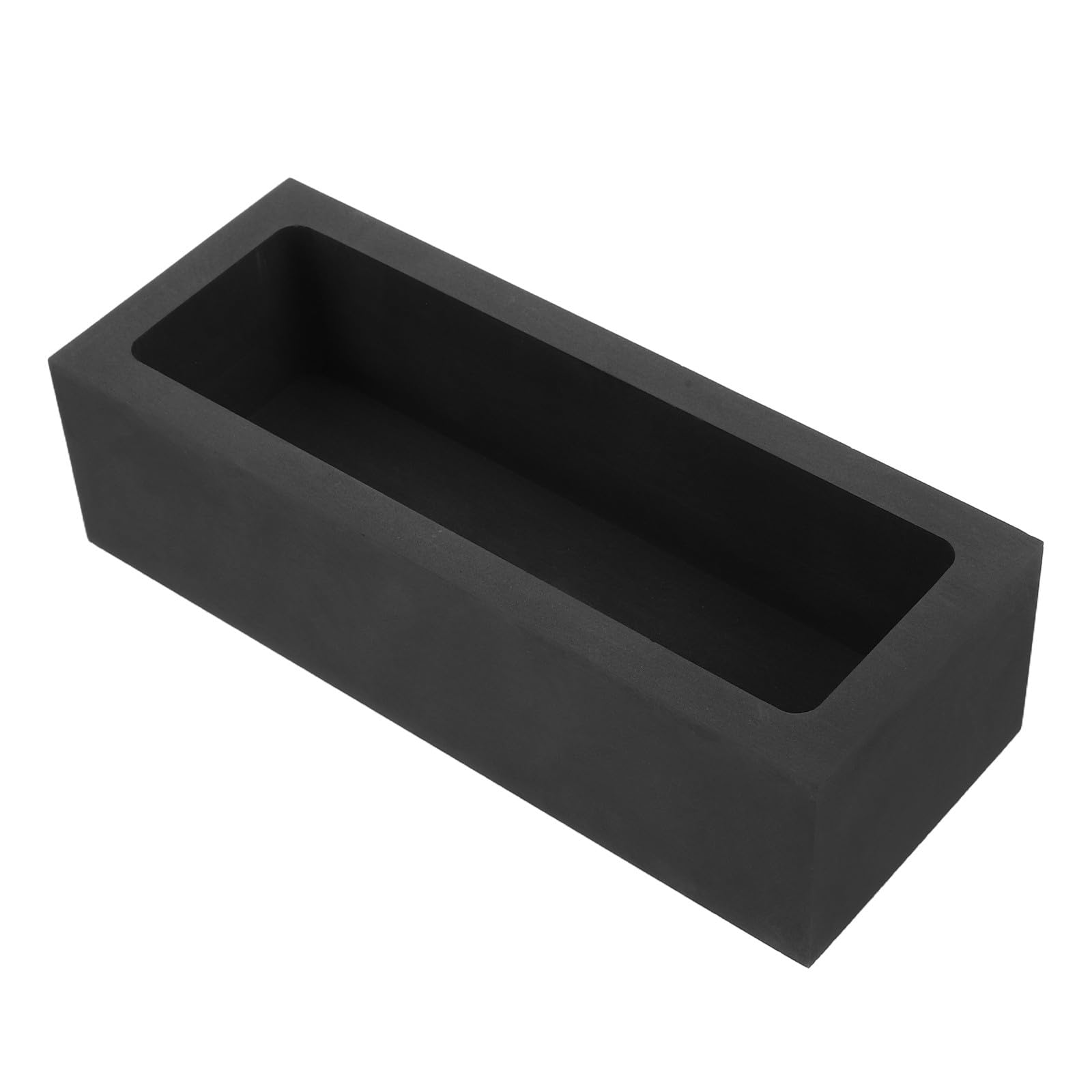Moule à Lingots en Graphite Noir 5kg pour Coulée de Métaux Précieux Conductivité Thermique Rapide et Surface Antiadhésive pour Raffinage et Bijoux