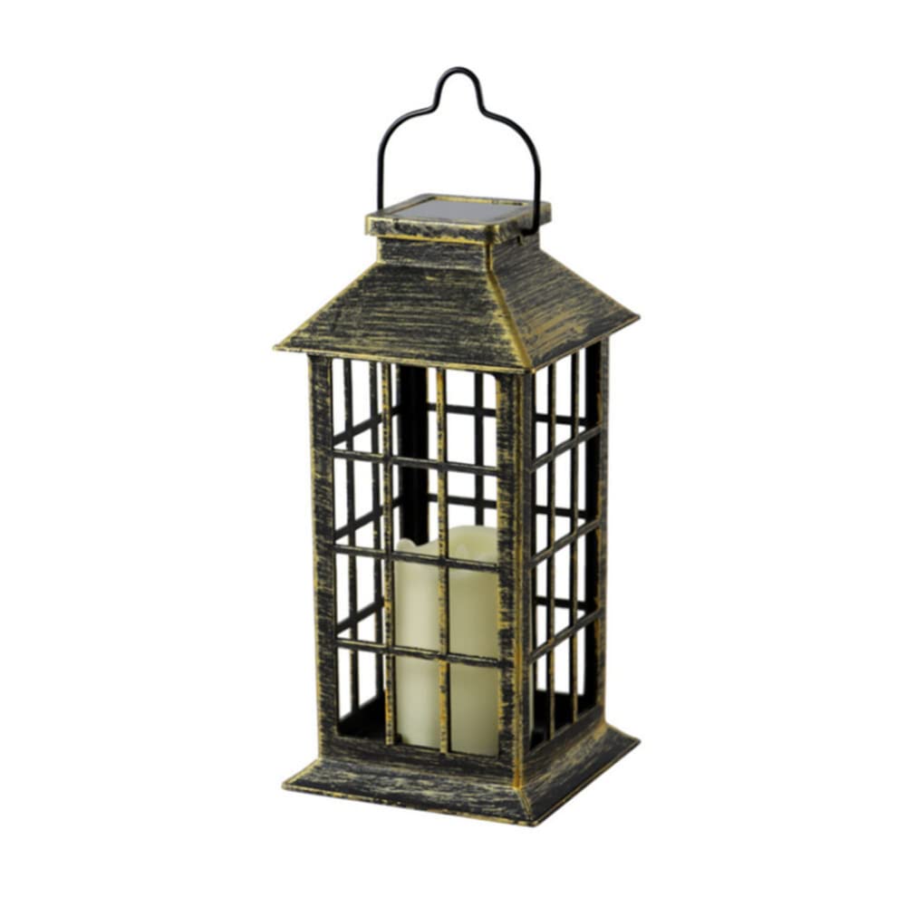 LED Solar Lantern Hanging Light Outdoor Yard Patio Garden Decor Lamp Landscape (#A)