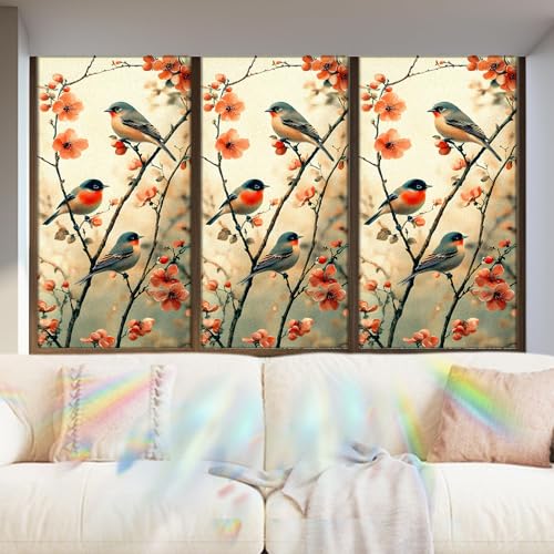 Vinilo decorativo para ventana con diseño de aves miniatura 4