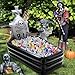 Hintyne Halloween Cooler PVC Inflatable Ice Serving Bar with Anti-Leakage Nozzle Floating Blow up Cooler for Parties Yard BBQ Picnic Pool