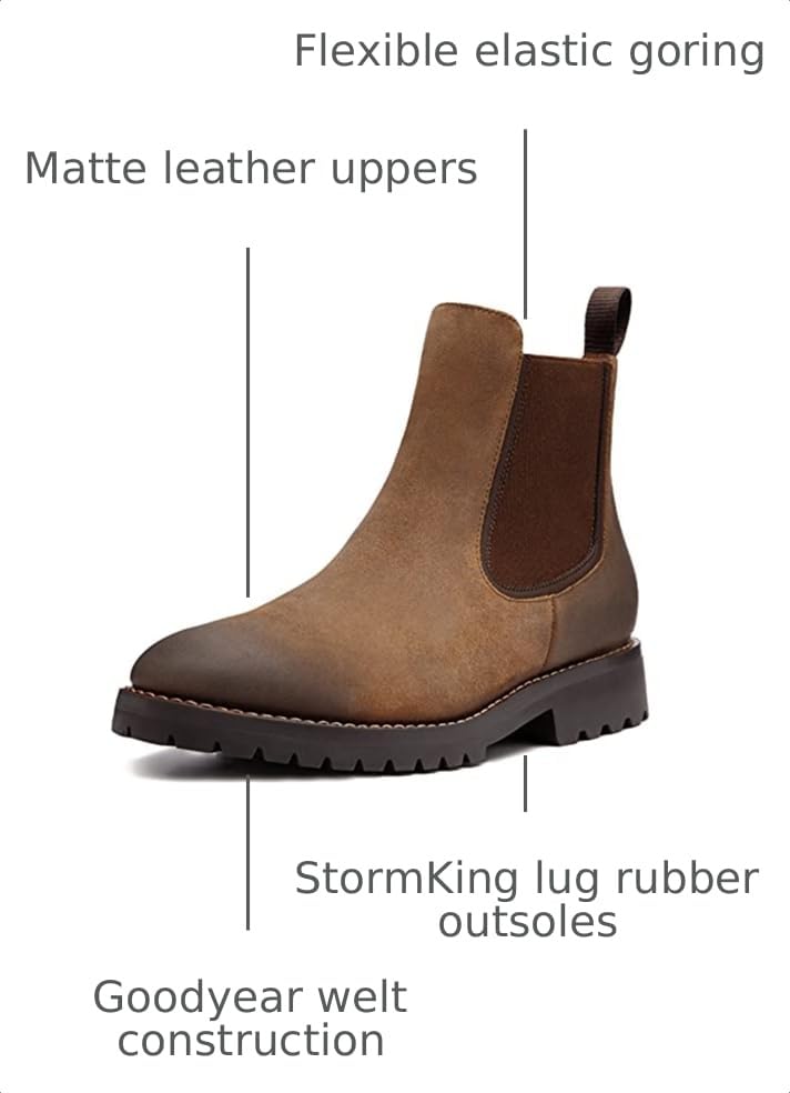 Image of Thursday Boot Company Men's Legend Rugged & Resilient Chelsea Leather Boot