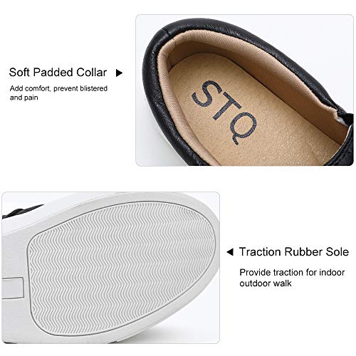 STQ Loafers for Women Memory Foam Slip On Sneakers Comfort Fall Shoes - Image 5