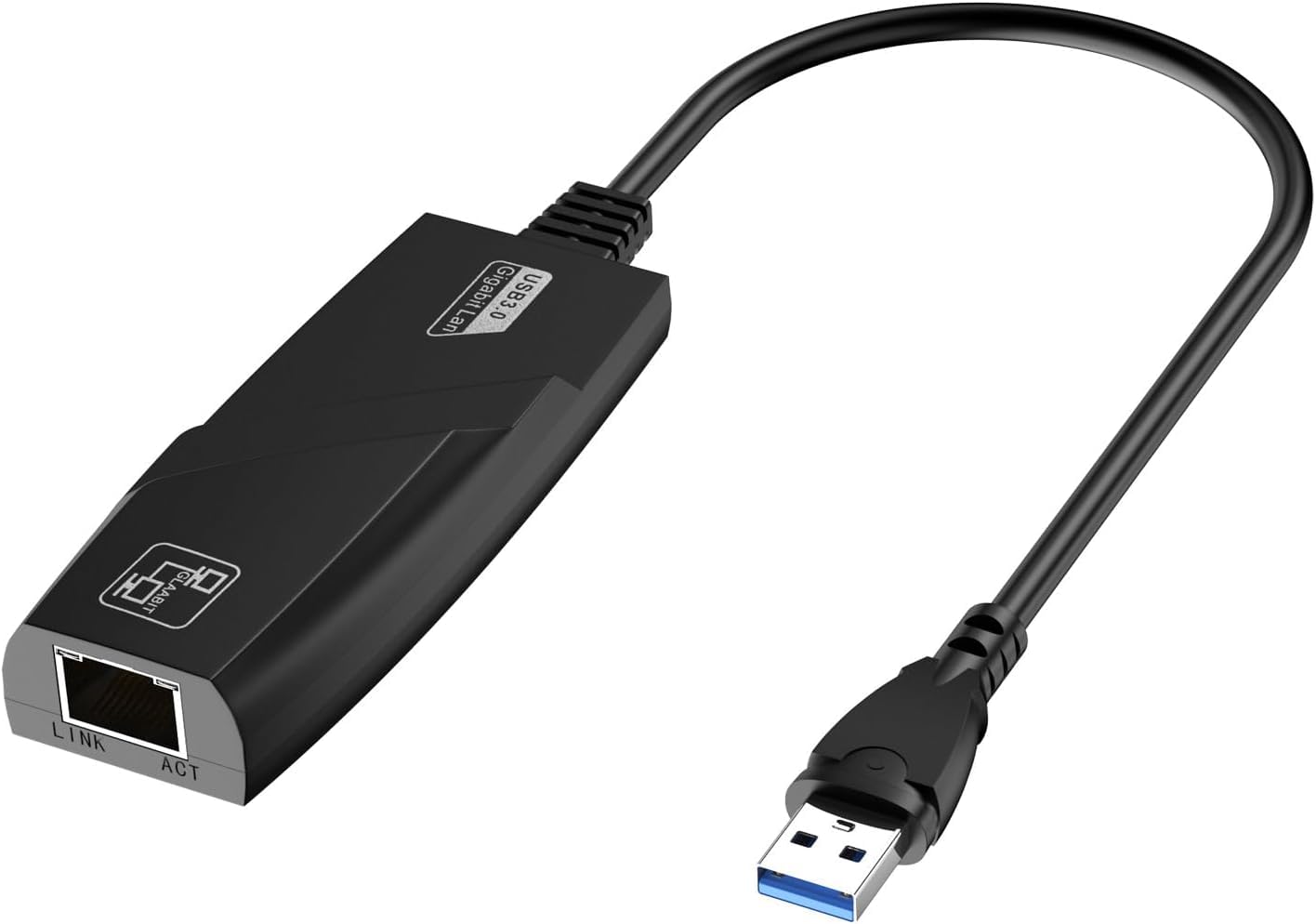 ETZIN Ethernet Adapter, USB 3.0 to RJ45 Gigabit LAN Adapter 10/100/1000Mbps USB Network Adapter for Windows 10/8.1/8/7/XP/Vita, EPL-770UG (Pack of 1)