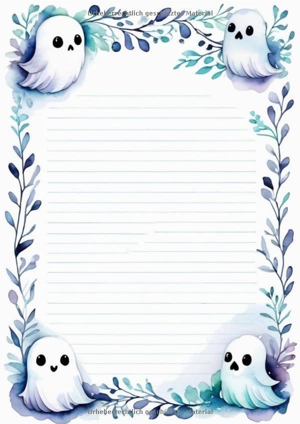 Kreative Welt Notizblock Geisterhaft: DIN A 4 Softcover