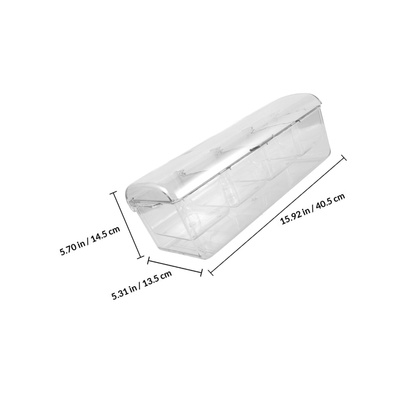 Uonlytech Recipiente de Ensalada con 4 Compartimentos y Tapa de Plástico