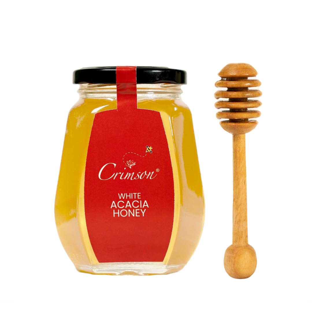 CRIMSON Pure Natural Kashmiri Honey|No Added Sugar|No Preservative|No Artificial Colour|White Acacia Honey 250G| Honey (B08LGZT6RF) Amazon Price History, Amazon Price Tracker