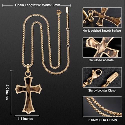 Shell Cross Necklace - image 5