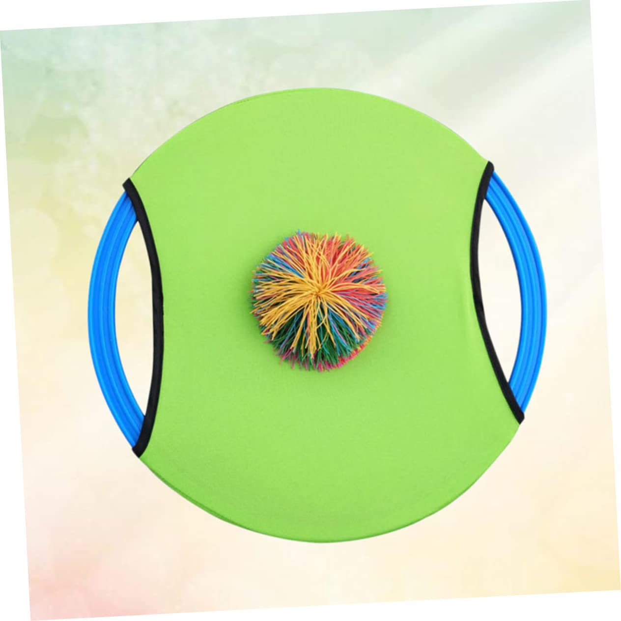 Trampoline Disque Volant pour Enfants 3 Pièces Jeu de Balle en Plein Air