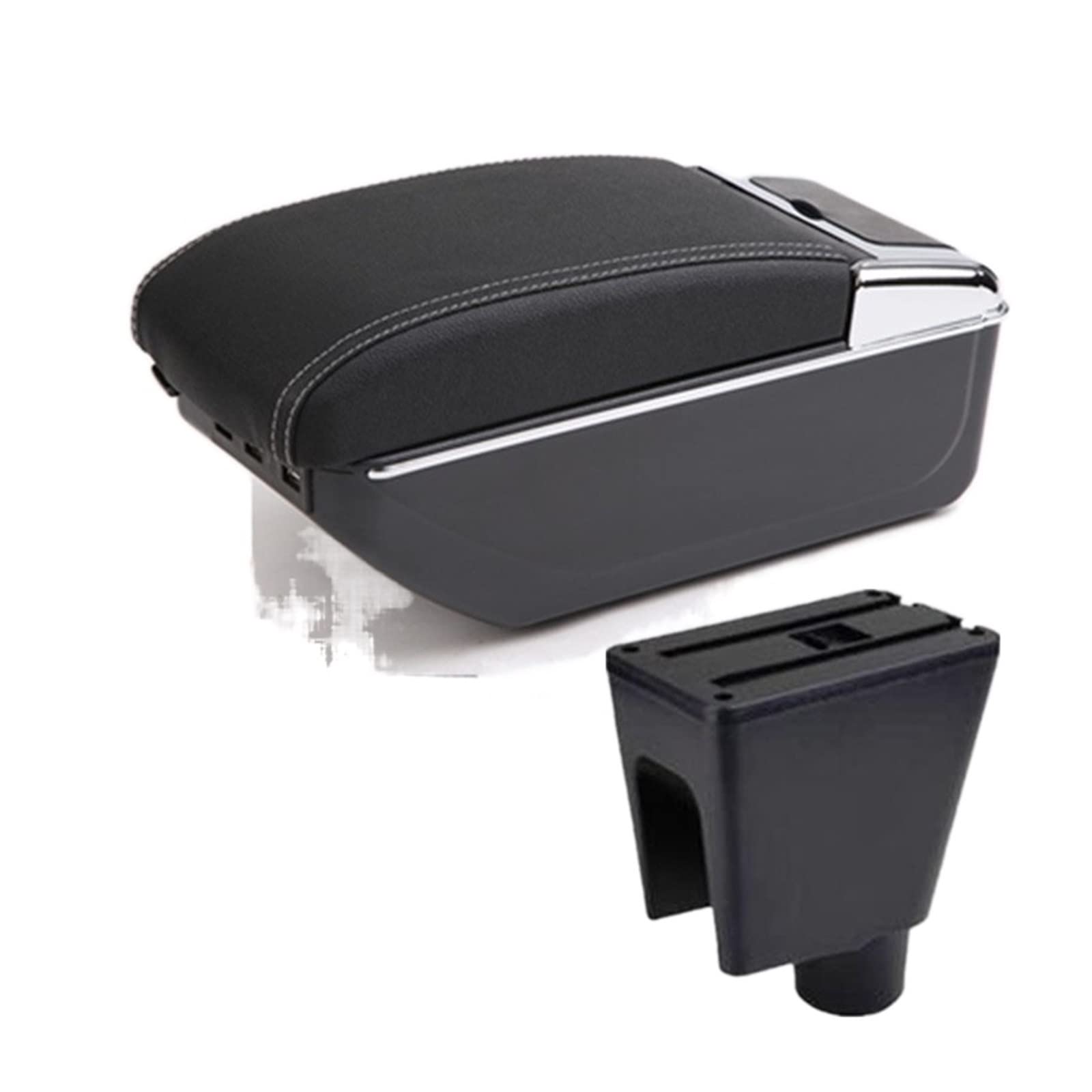 Baiqimv For Chevrolet For Spark III 2011 2012 For Aveo T200 Car Armrest Box Accessories Interior Storage Box(C3 7USB)