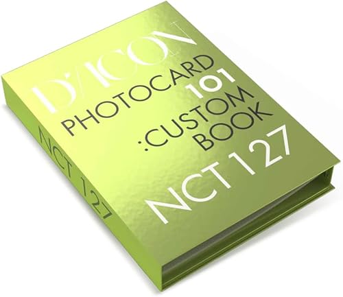 NCT127 DICON Photocard 101 libro personalizado Ciudad de Ángel desde 2019 Incluye tarjeta de fotografía NCT al azar y funda para tarjeta fotográfica