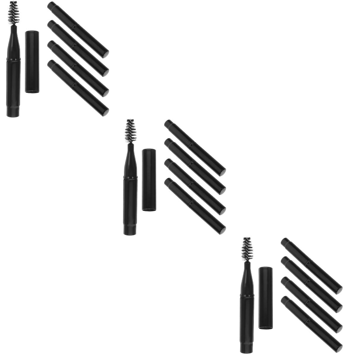 FOMIYES 3sets Multifunctional Eyebrow Brush Lash Brush Mascara Wands Eyelash Applicator 6pcs*3