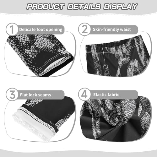 Girls' Athletic Leggings Kids Dance Running Yoga Pants Workout Active Dance Tights 4-10 Years4