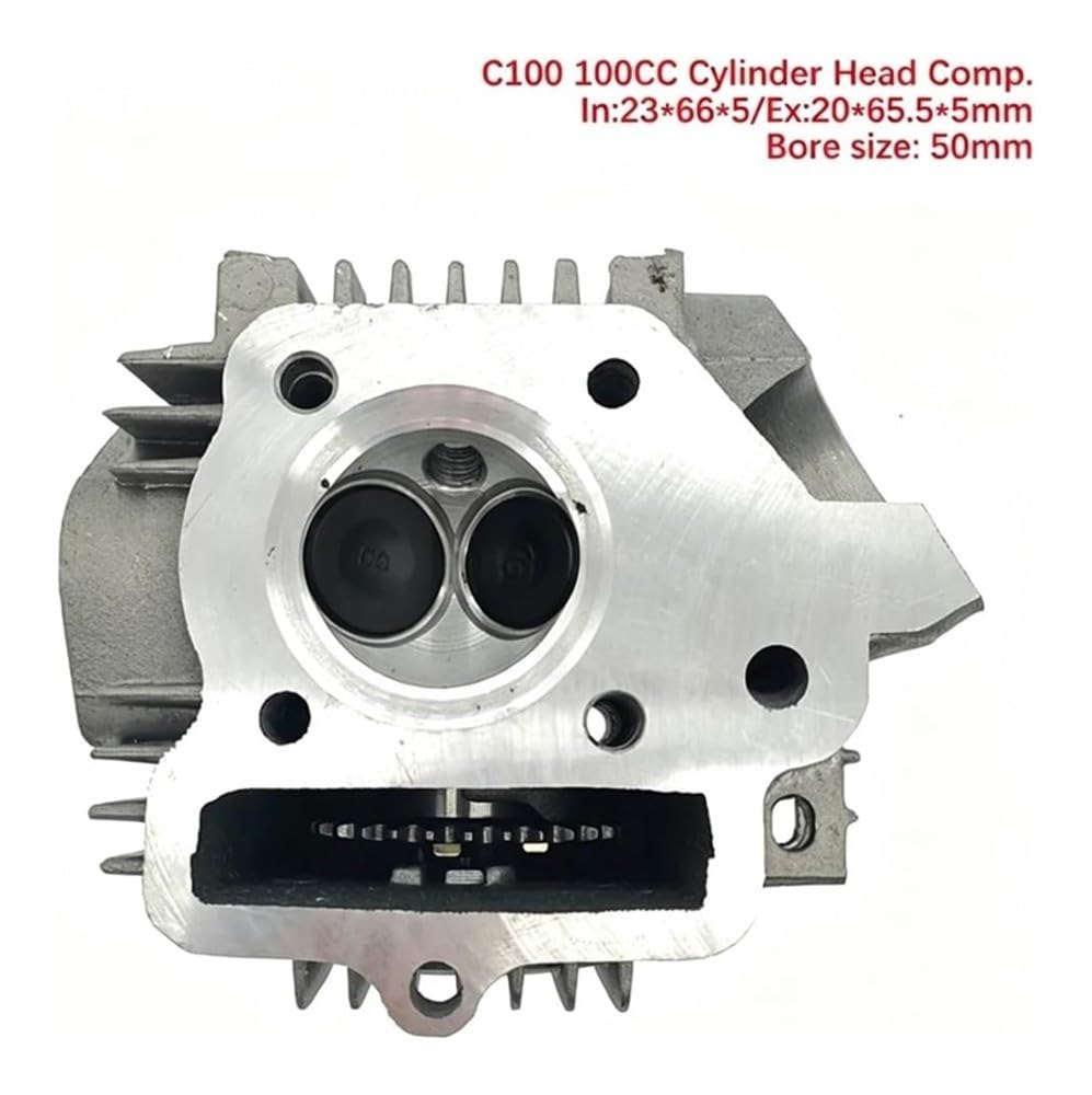 Kit cilindro da 50 mm e gruppo testata di ricambio for Pocket Bike C100 ECO100 Motore Moto Scooter Ciclomotore