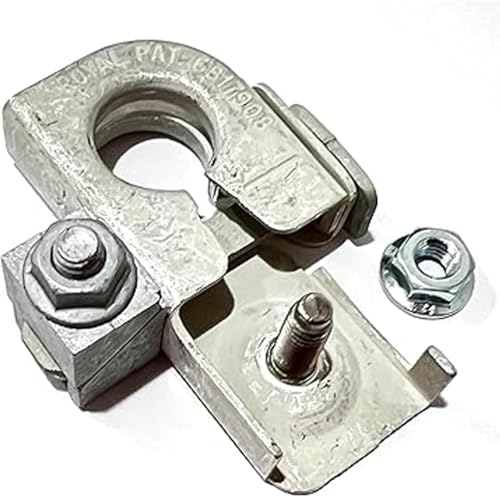 Battery Cable Clamp Corrosion Repair - 2012-2019 Ford & Lincoln 5 EAPP Negative Battery Terminal Connector | Exact Replacement for Ford BT4Z-14450-BA BT4Z14450BA | Fits F-150, Explorer, Edge, Fusion, MKX, MKZ, Nautilus & similar models
