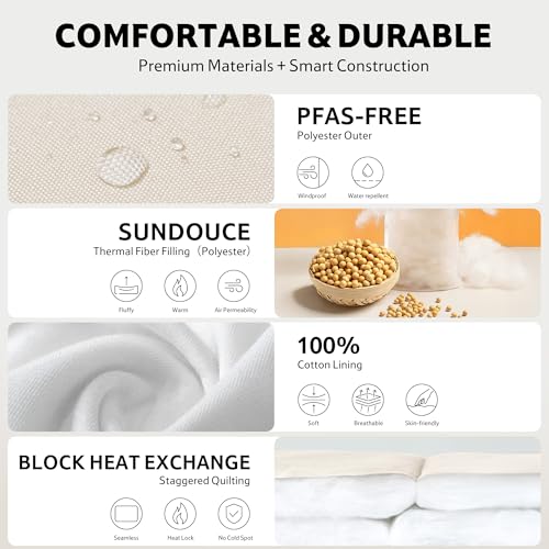 Naturehike Bolsa de Dormir Ovalada XXL para Adultos con Tela Libre de PFAS miniatura 4