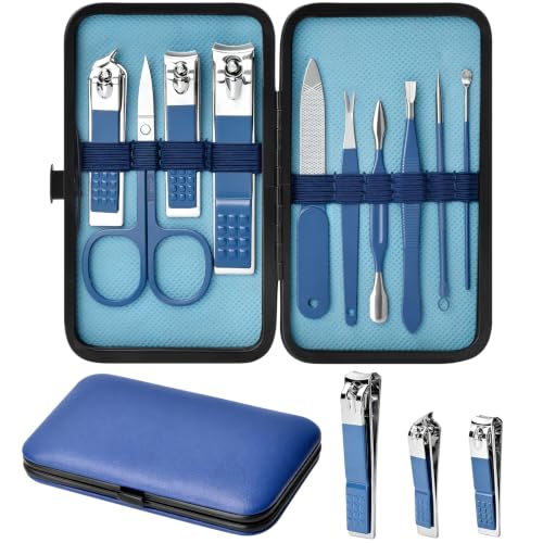 Image of Stocking Stuffers for Men Nail Clippers Set Grooming Nail Kit Care Tools