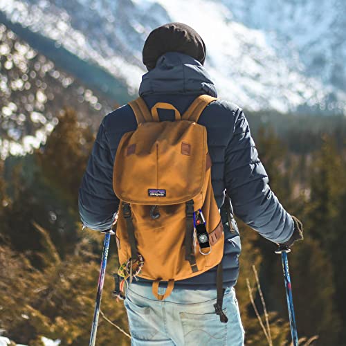 Patikil Compass Keychain Belt Clip, 2 In 1 Set Explorer Party Favors For Camping Outdoors, Purple Blue #TOP5