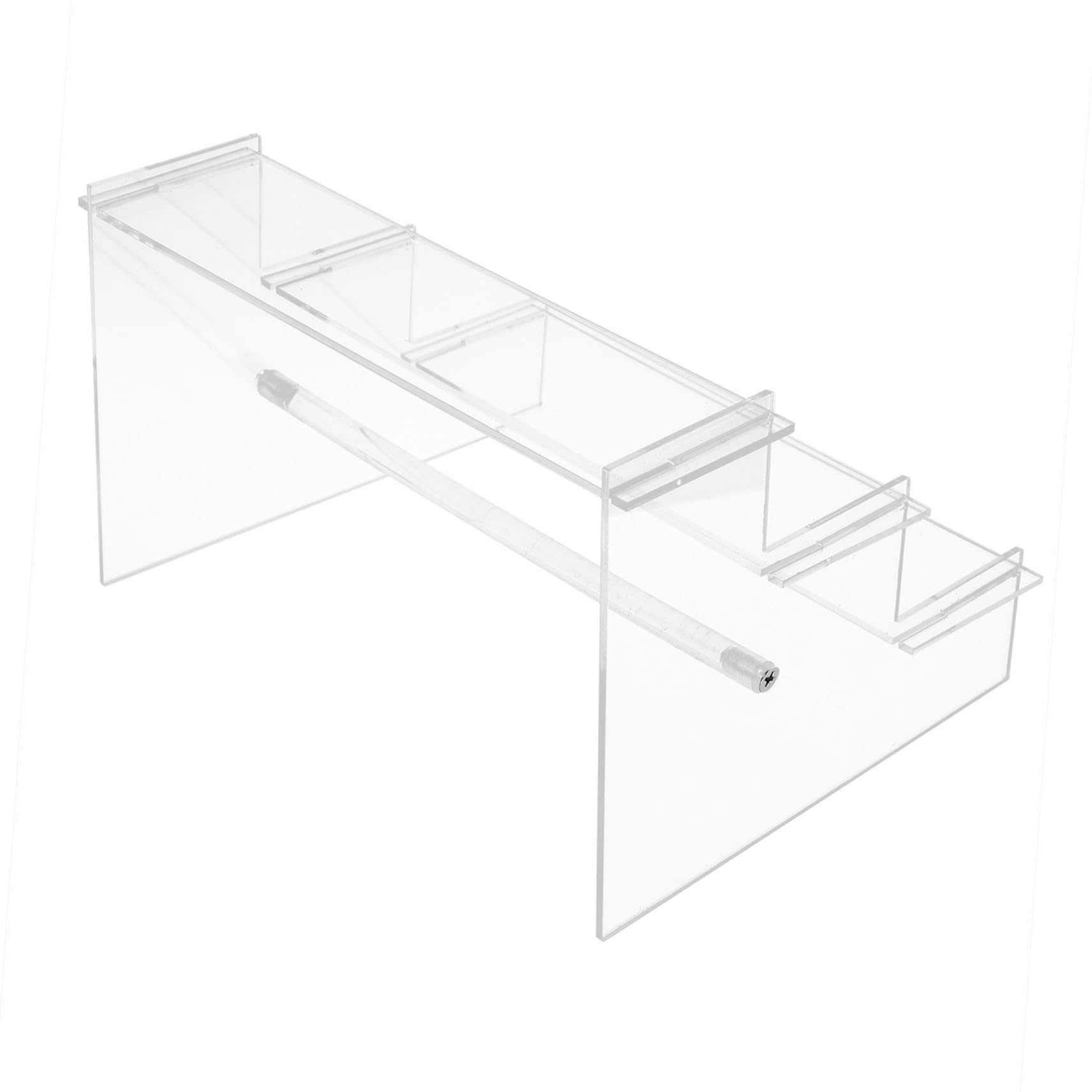 VILLFUL Transparent Three-layer Display Rack Collection Display Rack Acrylic Display Stand Makeup Holder Crafts Display Stand Collection Model Storage Rack Jewelry Display Stand