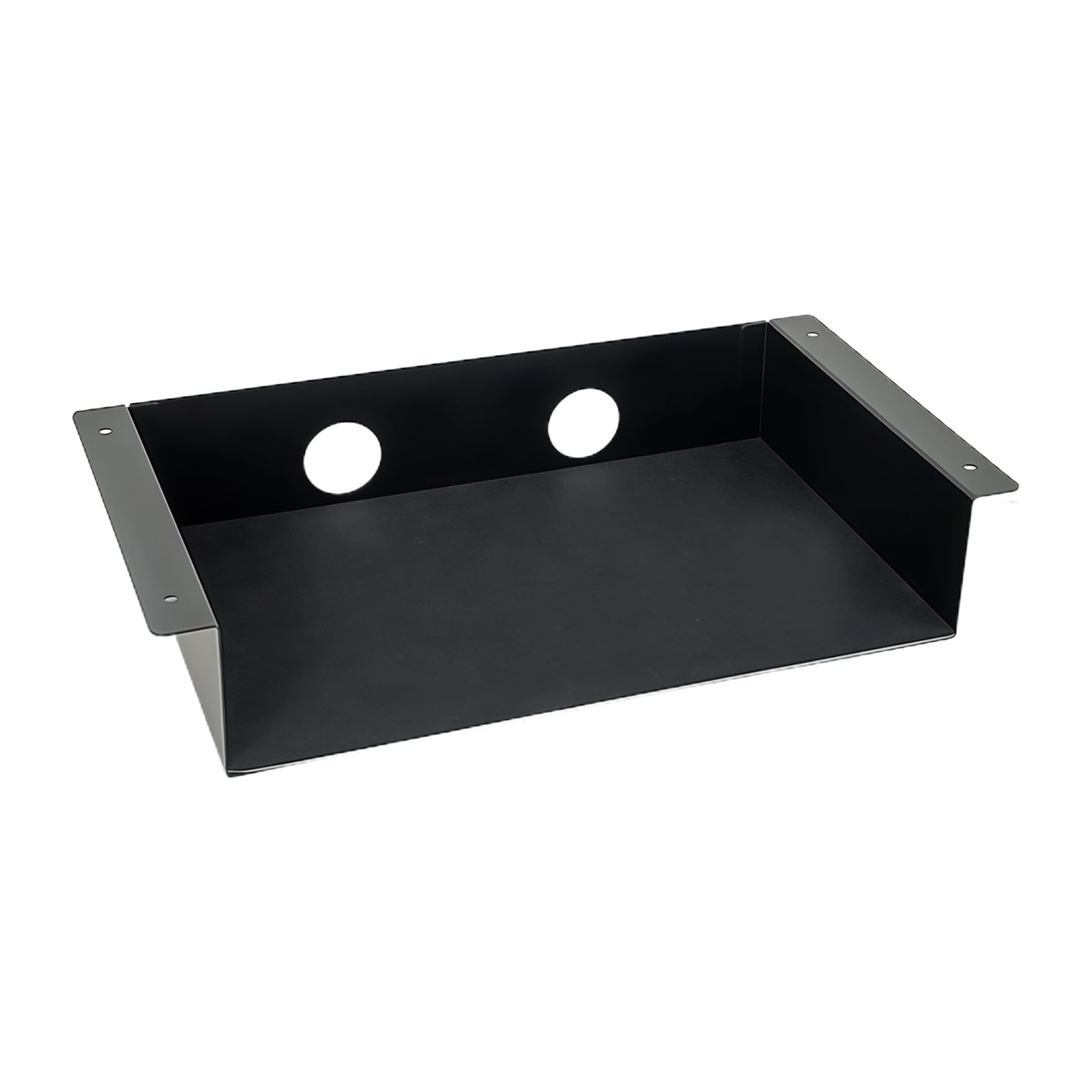 Geavonyg Under Table Organizers with Cable Holder for Neat Workspaces and Home Offices Carbon Steel Under Desk Shelf Rack Simple Offices Shelf
