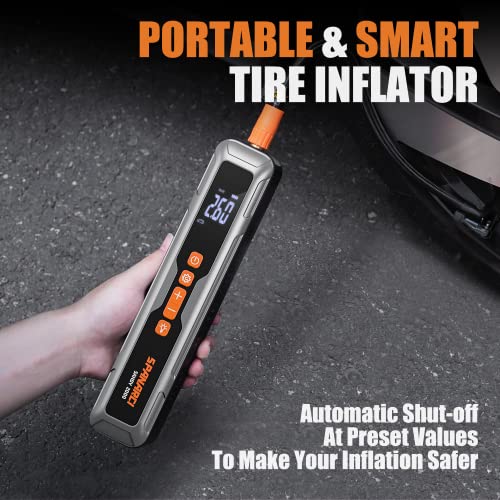 Sandy-2000-Portable-Air-Compressor150-PSI-Rechargeable-Tire-Inflator-with-Smart-Digital-LED-Display-Cordless-Air-Pump-for-Cars-Motorcycles-E-Bikes-and-Balls