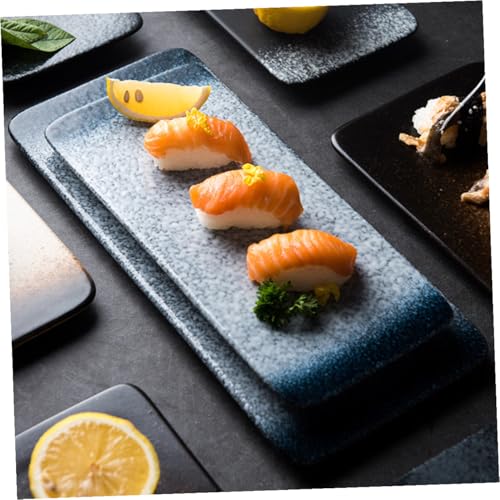 Plato estilojaponés para sushi Alipis cerámica 9.84 in miniatura 6