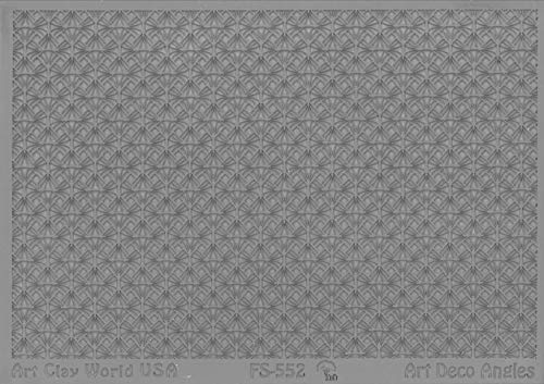 FlexiStamps Texture Sheets Art Deco Angles Design - 1 Pc.