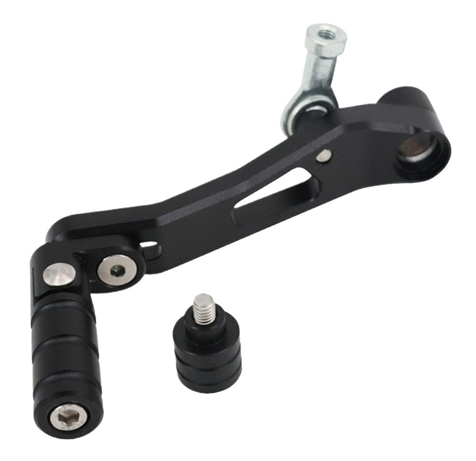 Qr0cjnpb Black Motorcycle Gear Shifter Motorcycle Gear Lever Appropriate For Cb500x Cb500f Cbr50r 2013-2021 Adjustable Clutch Shift Rod Quick Shifter Linkage Levers