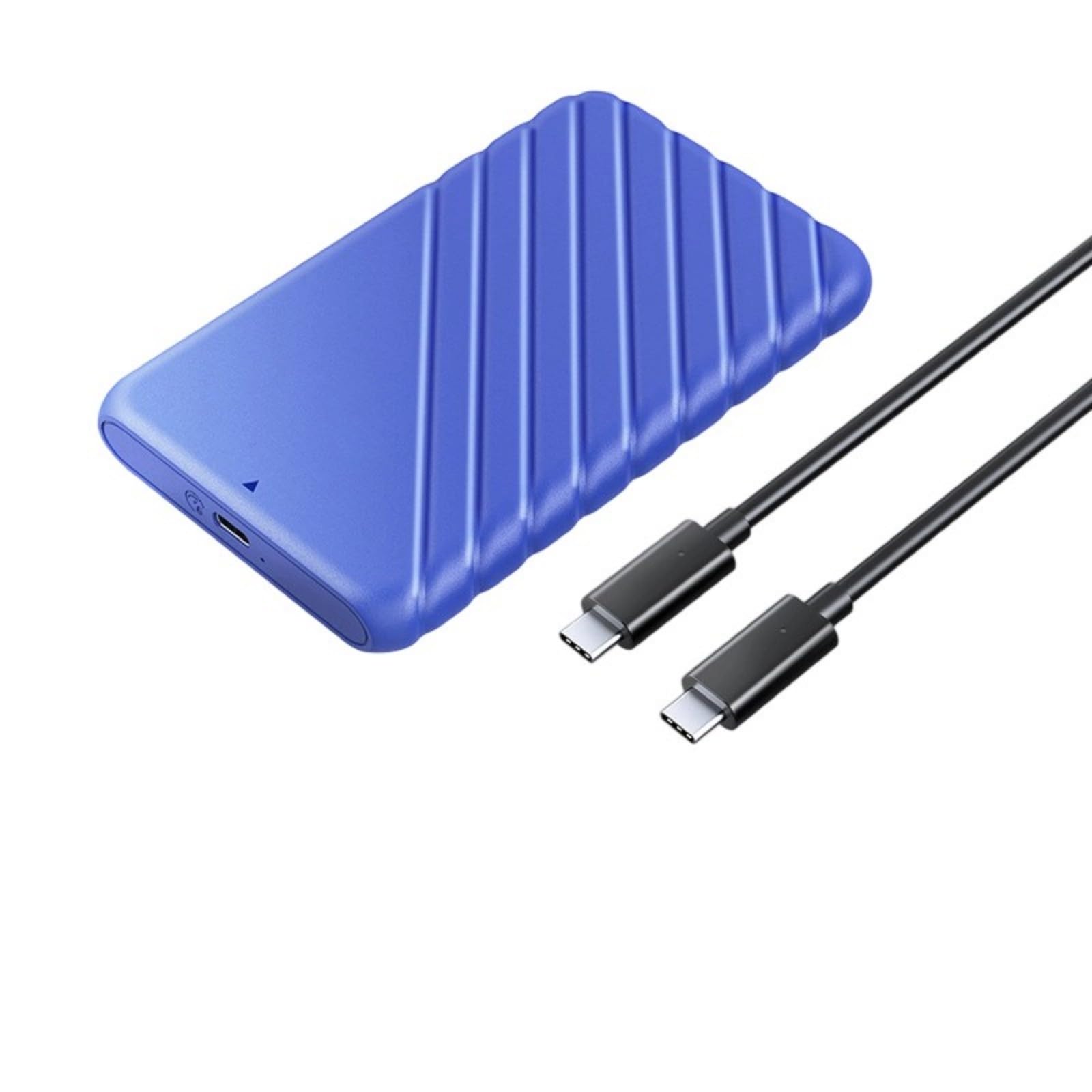Jazuaiao USB3.0 2.5inch External Hard Drive Enclosure Easy Installation Hard Drive Disk Box Enclosure 5Gbps Data Transfer Computer Accessories