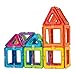 MAGFORMERS Basic Rainbow 40 Pieces Tub Set, Rainbow Colors, Educational Magnetic Geometric Shapes Tiles Building STEM Toy Set Ages 3+