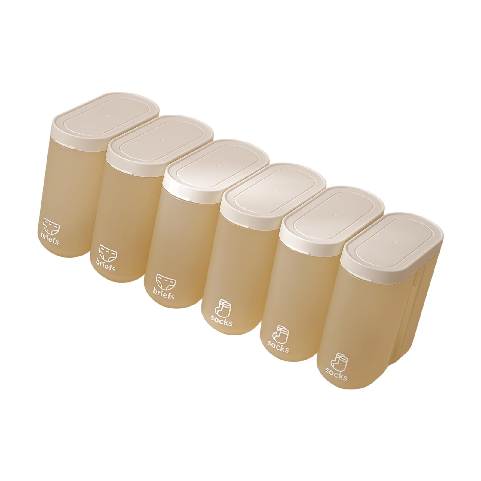 Limtula Friendly Sealed Storage Containers for Underwear Socks Dustproof Resistant Clothing Organizers Presentation Substance Clothing Storage Case