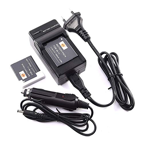 DSTE 2 Pieza Repuesto Batería y Cargador Compatible para Canon NB 11L PowerShot A4000 IS ELPH 115 HS ELPH 130 HS ELPH 320 HS ELPH 340 HS IXUS 132D IXUS 155 IXUS 150 IXUS 145 Cámara
