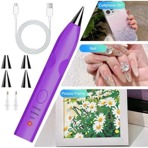 Outil de création stylo à strass pour fixer facilement sur porte-clés