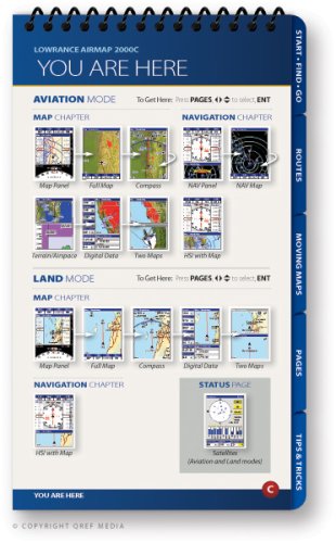 Lowrance Airmap 2000C/1000 Qref Checklist (Qref Avionics Quick Reference)      Spiral-bound – December 15, 2008