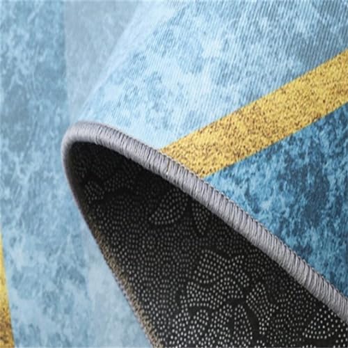 Tapis moderne gris lavable en machine 200x300 cm pour salon - 4