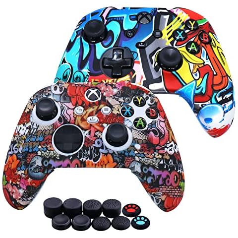 Juego de 2 fundas de silicona para Xbox Series X/S de Jusy Cover