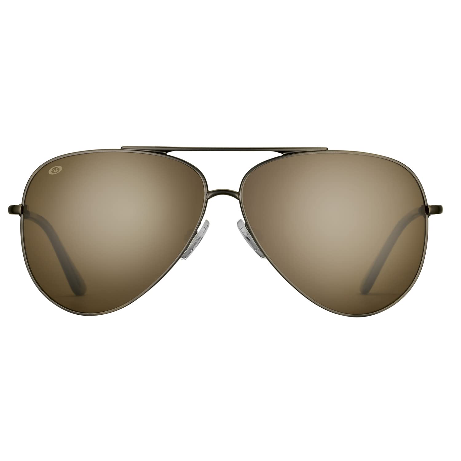 Flying Fisherman Crew Polarized Sunglasses, Matte Copper Frame, Amber Lens, Occhiali Unisex Adulto, Telaio in Rame Opaco/Lente Ambra, Medium
